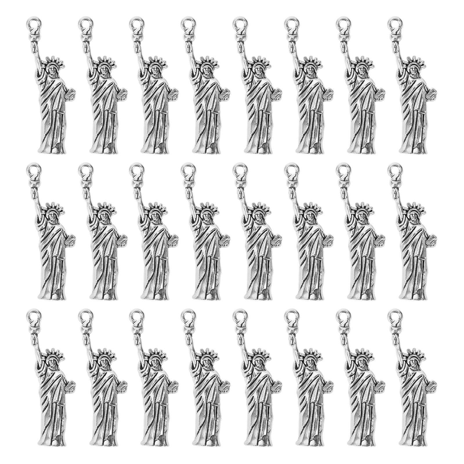 Jewelry Making New York - 50Pcs Statue of Liberty Charms Vintage