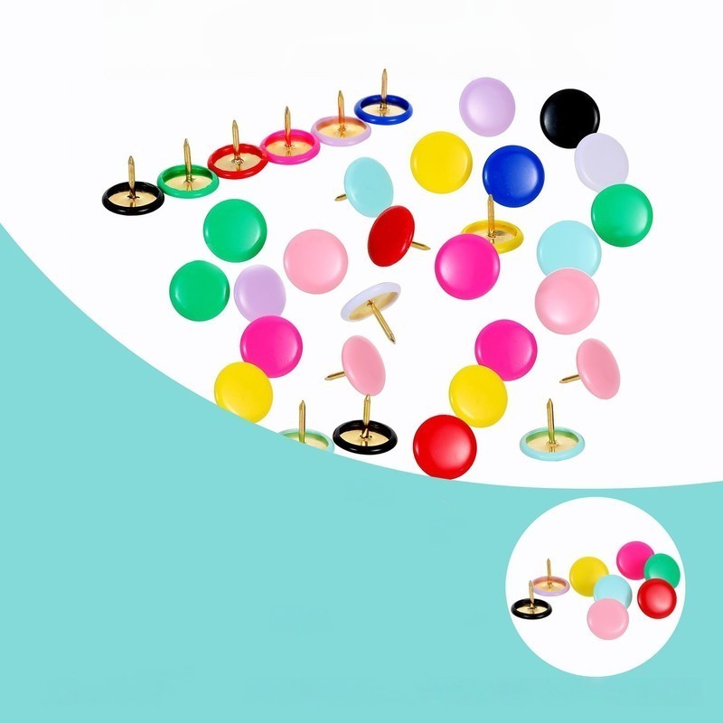Head Pin Assorted - Round Head Push Pins 44 pcs,