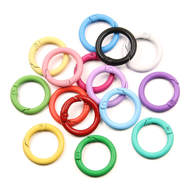 Jewelry Making Factory - 5-20pcs Colorful Spring O Rings Round