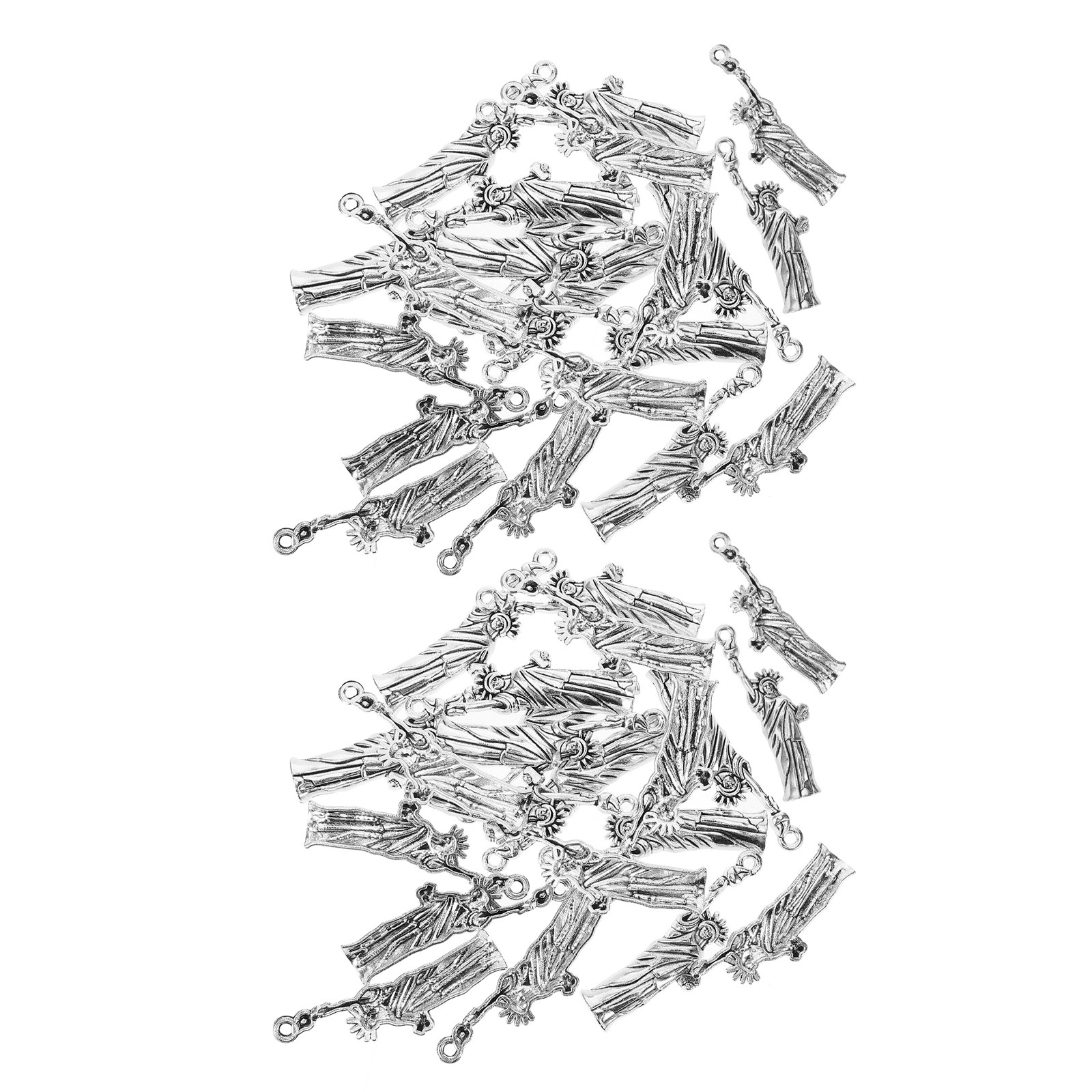 Jewelry Making New York - 50Pcs Statue of Liberty Charms Finish