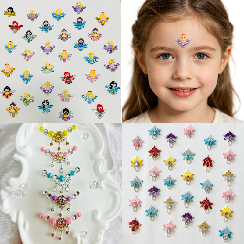 Jewelry Making Workshops - Festival Face Jewelrys Rhinestones Adhesive Crystal