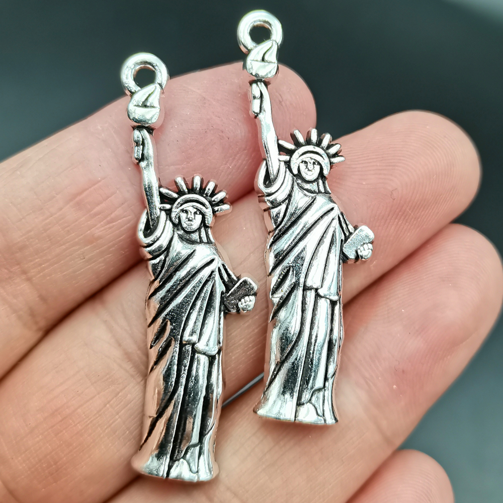 Jewelry Making New York - Antiquing 10pcs Statue Of Liberty New