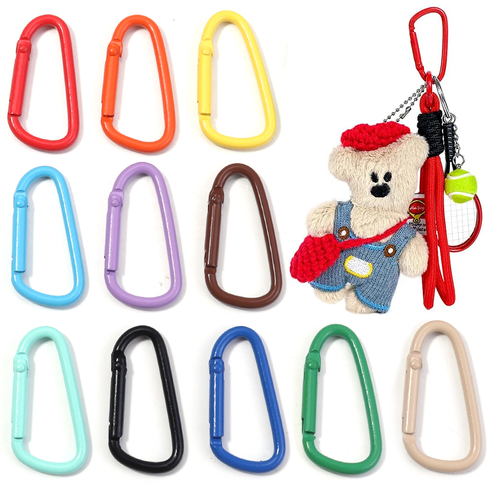 10pcs Colorful Carabiner Clip  – Jewelry Making A Ring recenzja i cena