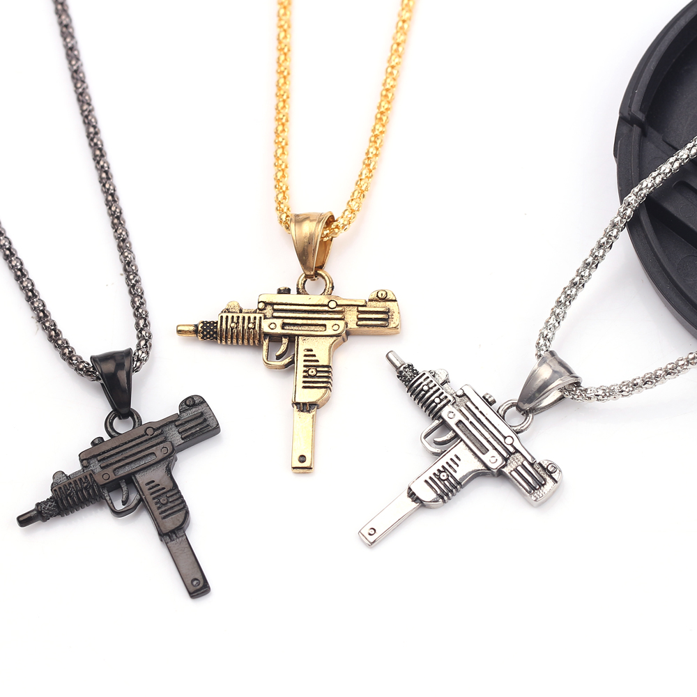 Punk Uzi Pistol Machine Gun Ne – Jewelry Making Workshops recenzja i cena