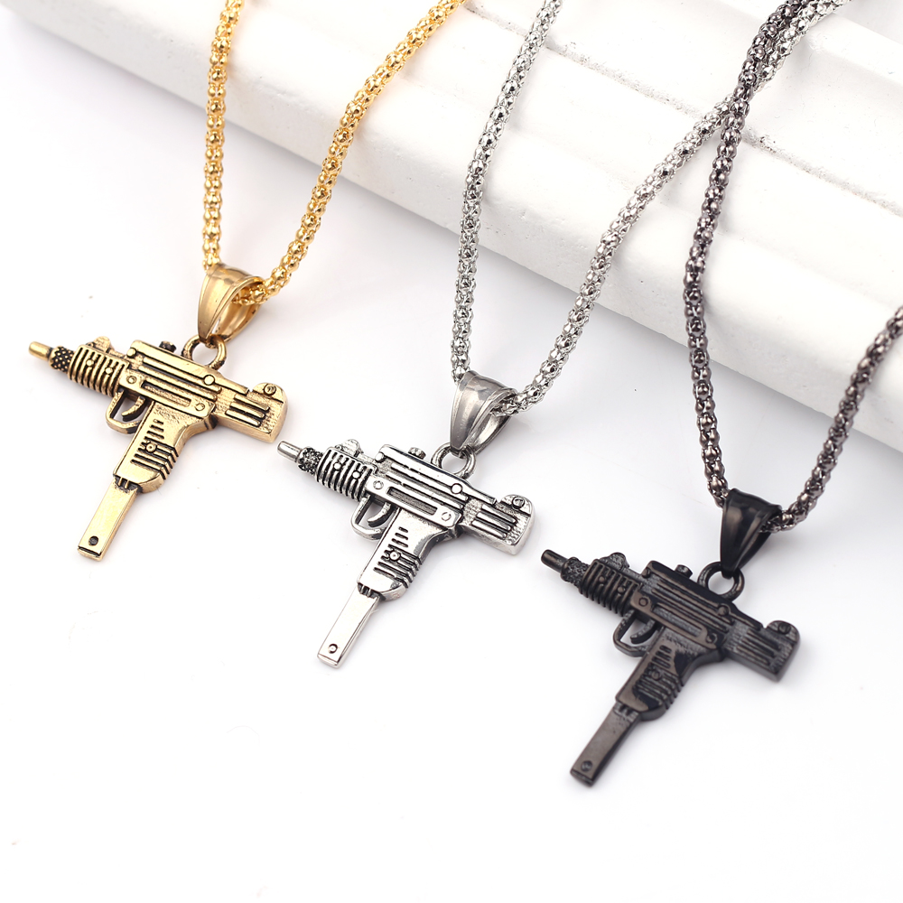 Punk Uzi Pistol Machine Gun Ne – Jewelry Making Workshops recenzja i cena