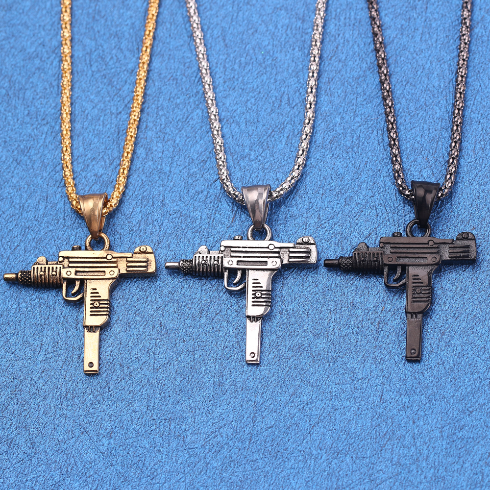 Punk Uzi Pistol Machine Gun Ne – Jewelry Making Workshops recenzja i cena