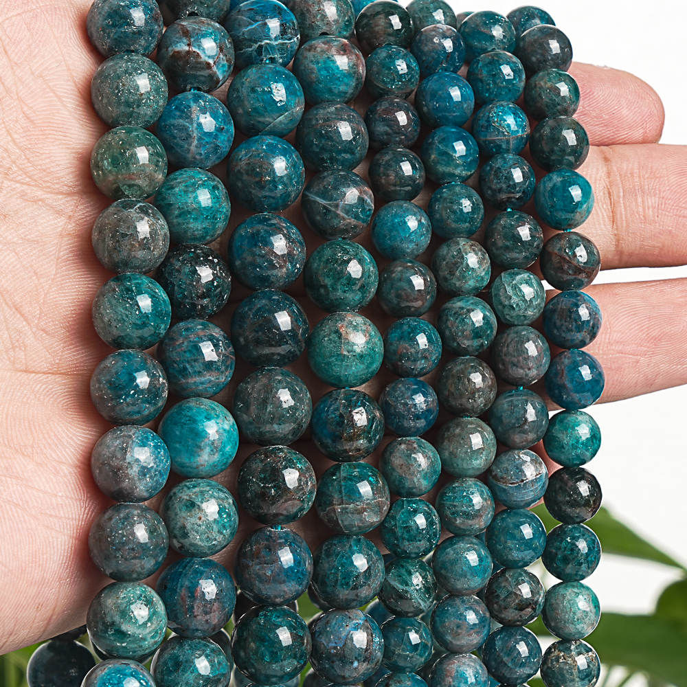 7-8/10mm Natural Apatite Gemst – Jewelry Making Drill recenzja i cena