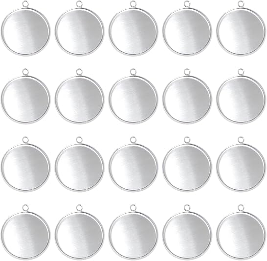 20 Pieces Stainless Steel Roun – Pendant Blank Bezel recenzja i cena