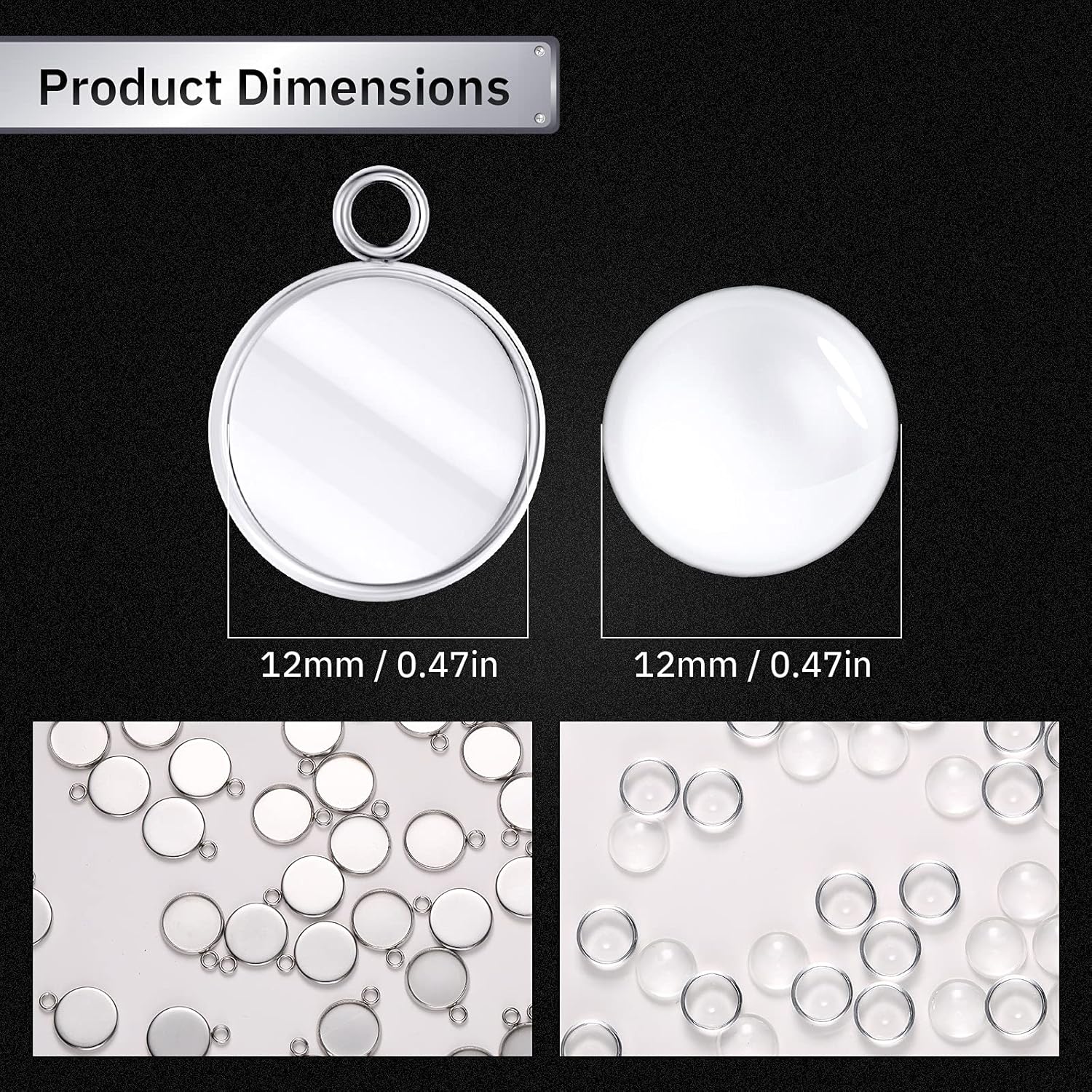 20 Pieces Stainless Steel Roun – Pendant Blank Bezel recenzja i cena
