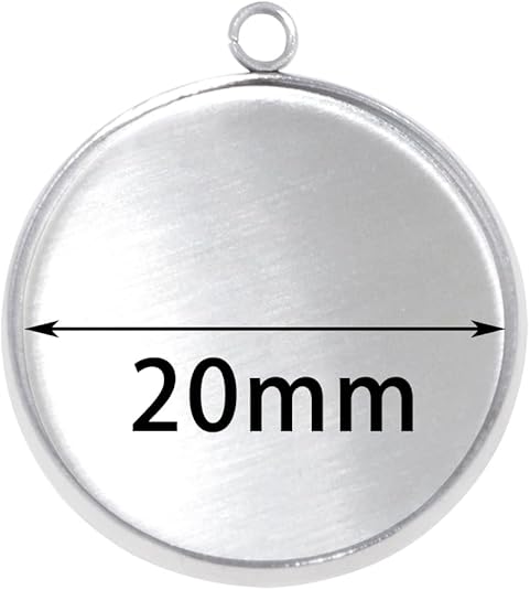 20 Pieces Stainless Steel Roun – Pendant Blank Bezel recenzja i cena