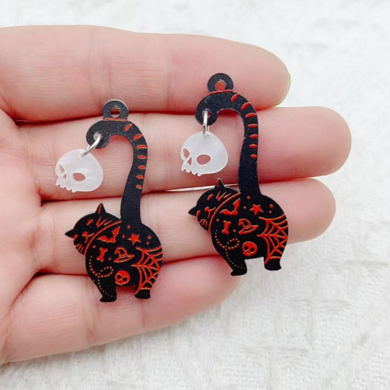 10pcs Halloween Acrylic Ghost  – Jewelry Making Factory recenzja i cena