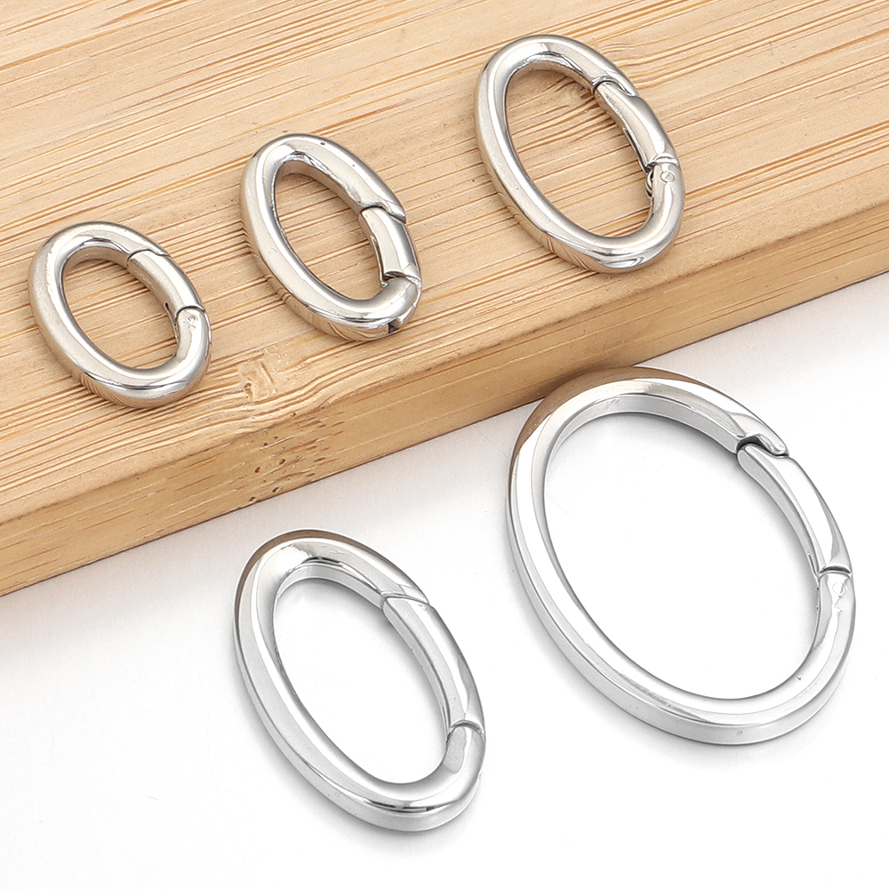 1pc Stainless Steel Spring Cla – Jewelry Making A Ring recenzja i cena