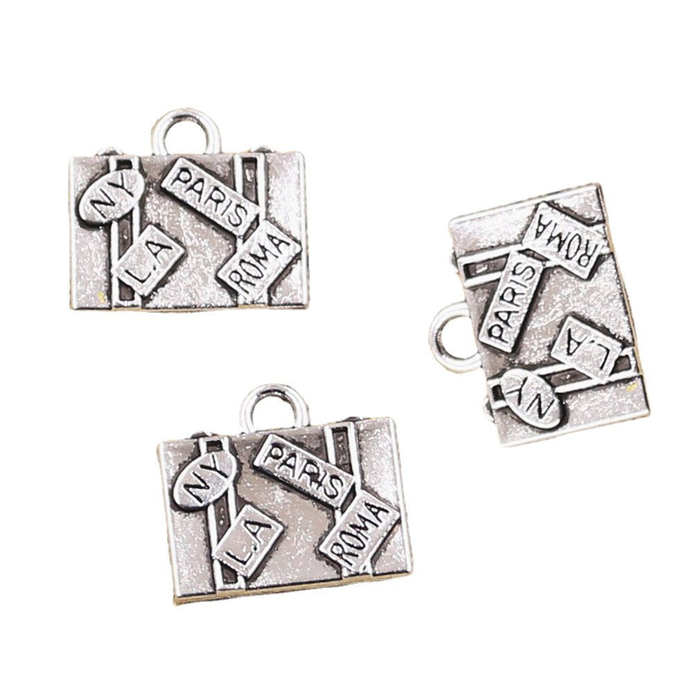 10pcs Charms Travel Bags New Y – Jewelry Making New York recenzja i cena
