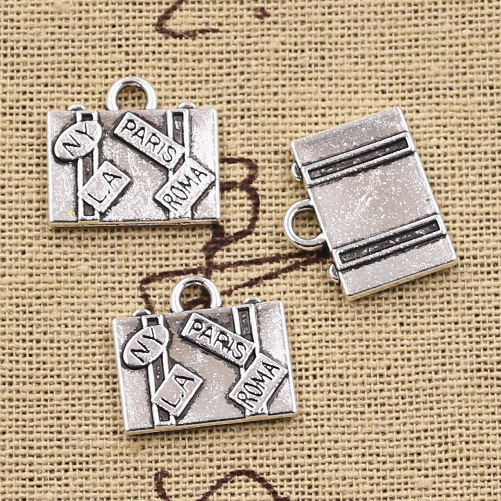 10pcs Charms Travel Bags New Y – Jewelry Making New York recenzja i cena