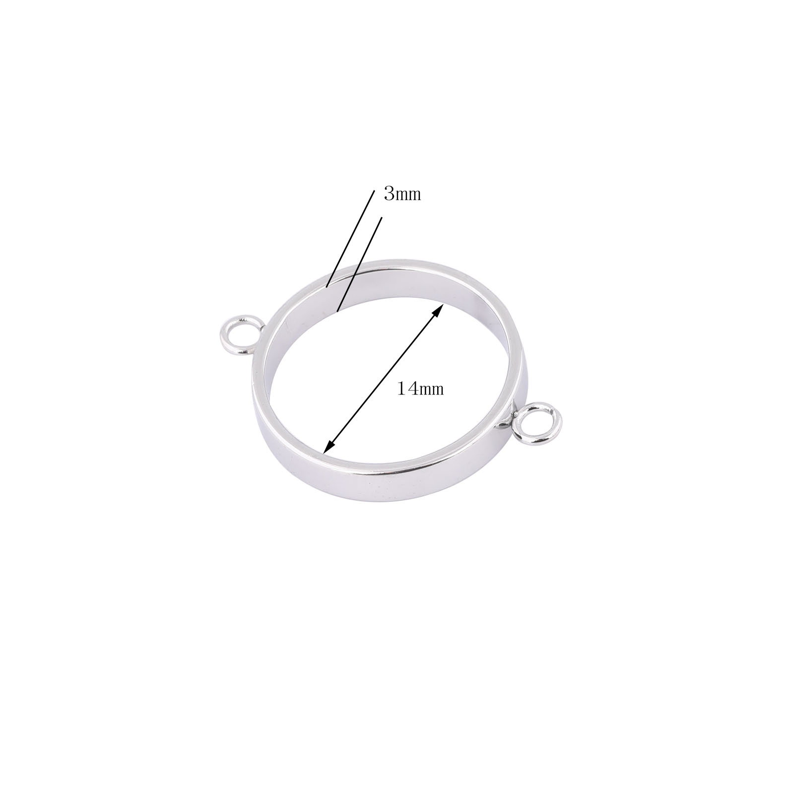 10pcs Stainless Steel 14mm Ope – Pendant Blank Bezel recenzja i cena