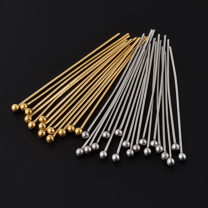 50pcs/Lot 18K Gold Plated Ball – Jewelry Making Drill recenzja i cena