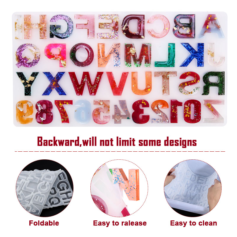 Alphabet Epoxy Resin Mold Kit  – Jewelry Making Drill recenzja i cena