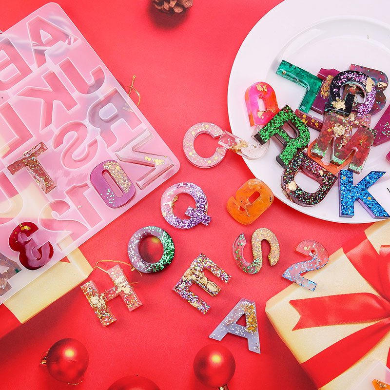 Alphabet Epoxy Resin Mold Kit  – Jewelry Making Drill recenzja i cena