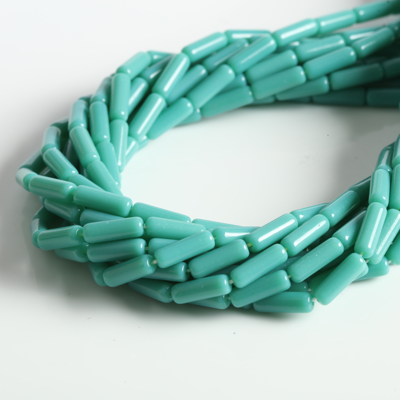4x13mm Lake Green Glass Long T – Jewelry Making Long Beach recenzja i cena