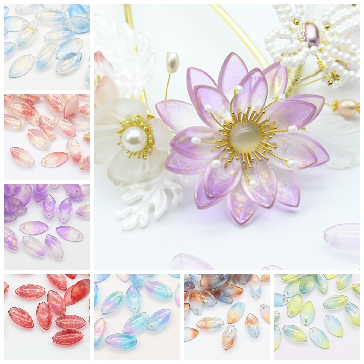 10pcs 20x10mm Petal Lampwork C – Jewelry Making Drill recenzja i cena