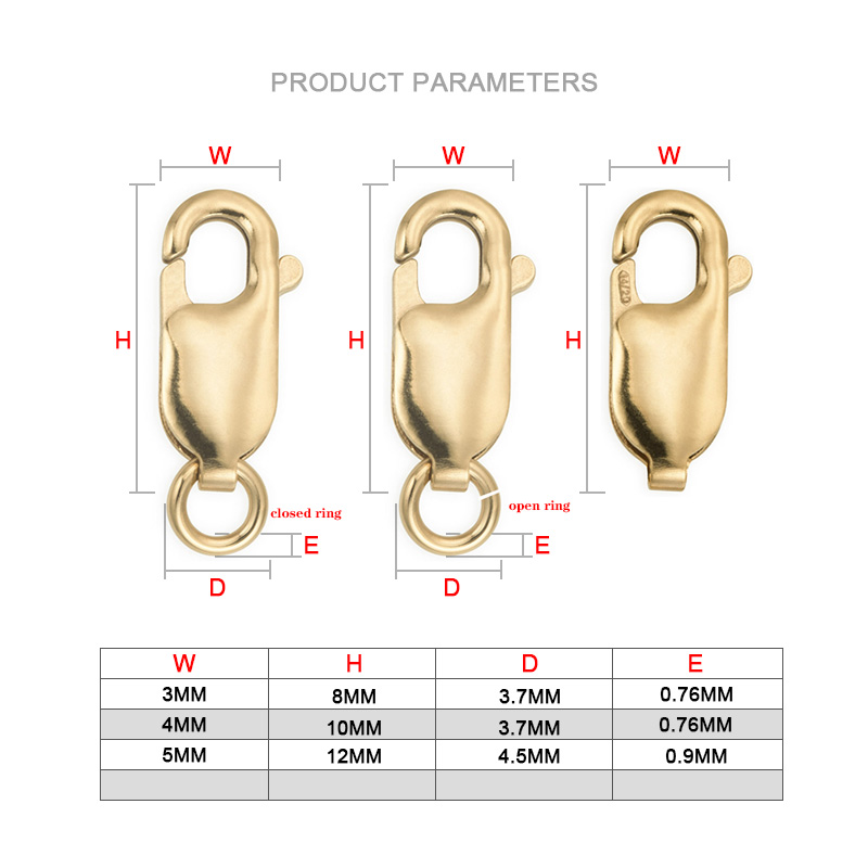 Lobster Clasp 14K Gold Filled  – Jewelry Making A Ring recenzja i cena