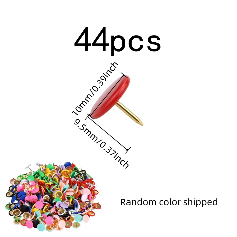 Round Head Push Pins 44 pcs, R – Head Pin Assorted recenzja i cena