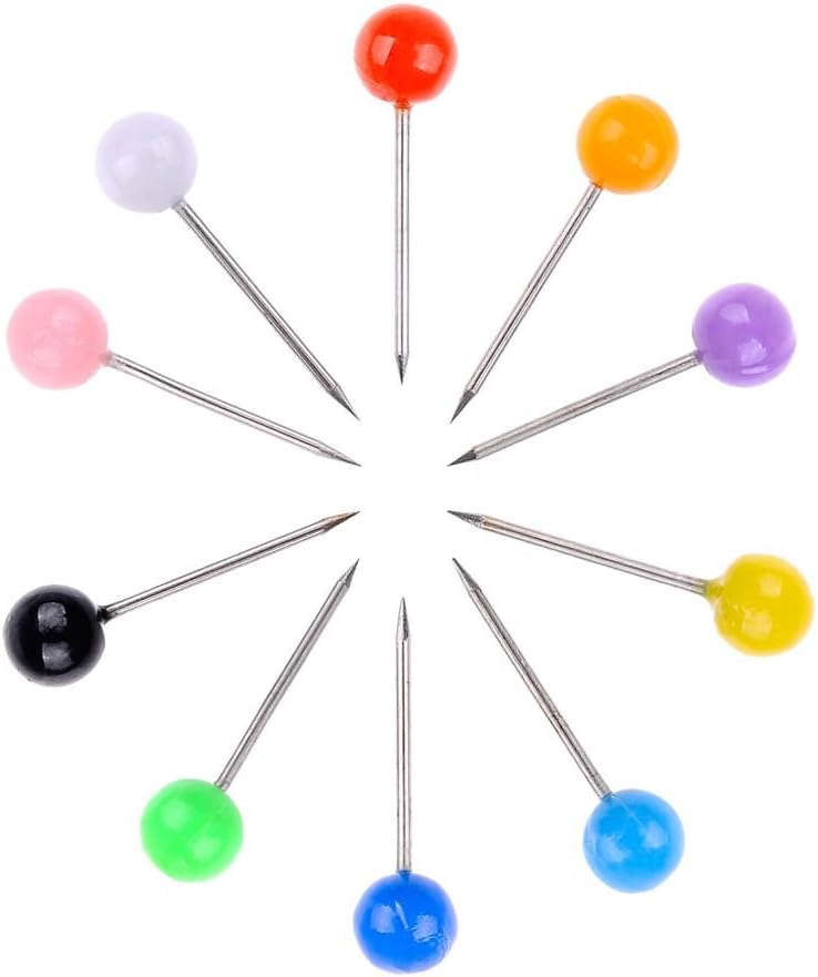 600 PCS Multi-Color Push Pins, – Head Pin Assorted recenzja i cena