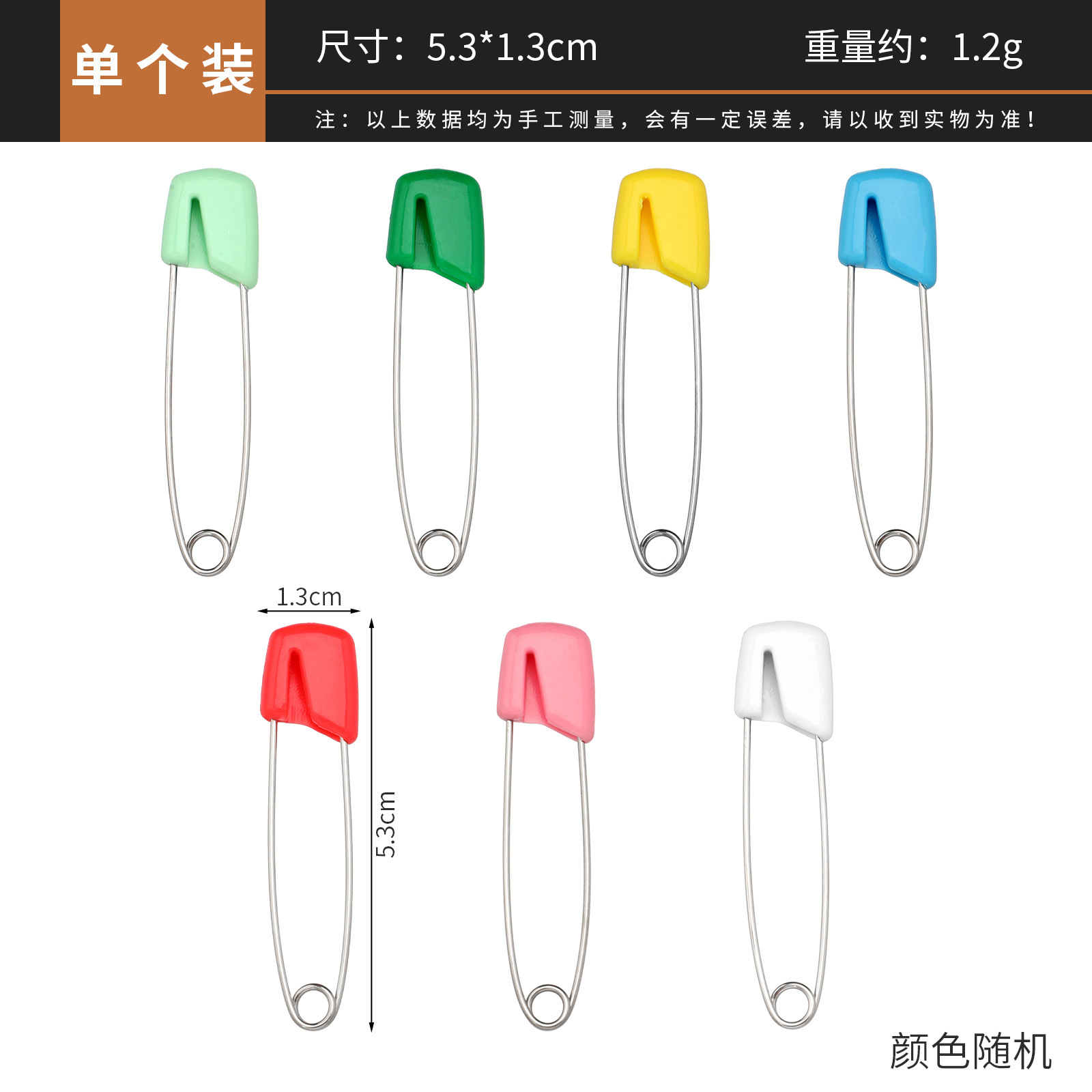 Baby Safety Pins, Stainless St – Head Pin Assorted recenzja i cena