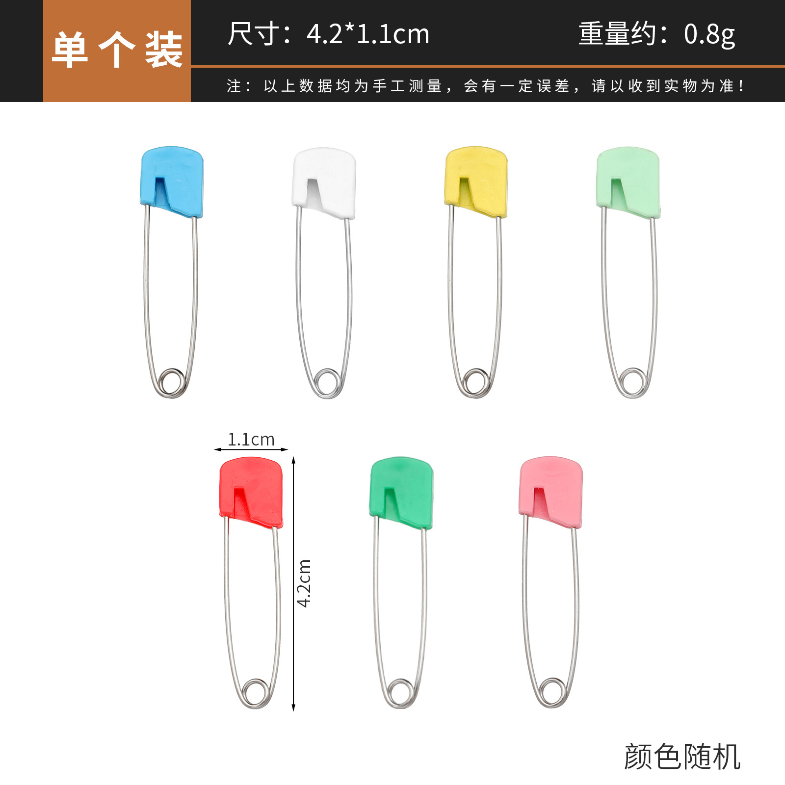Baby Safety Pins, Stainless St – Head Pin Assorted recenzja i cena