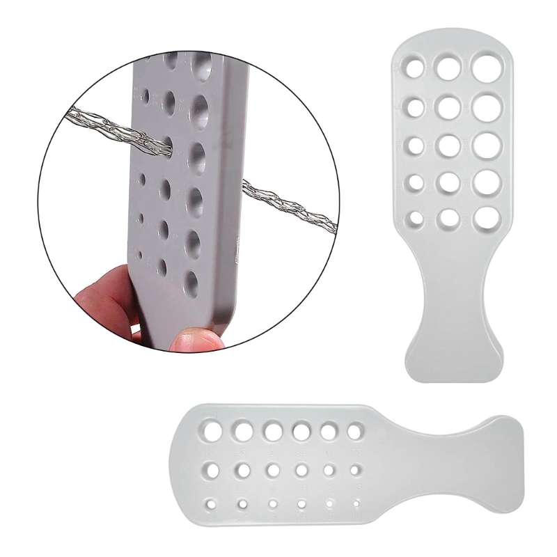 2Pcs Metal Wire Draw Plate Rou – Jewelry Making Drawing recenzja i cena
