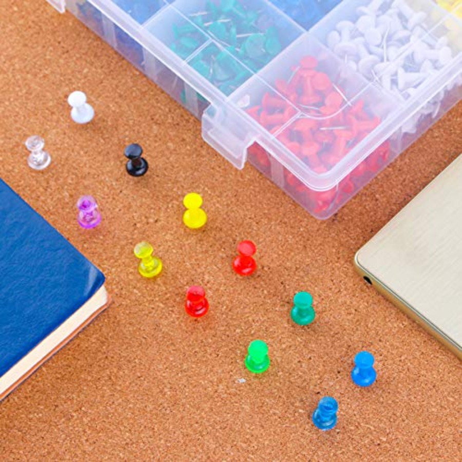 Push Pins Color Thumb Tacks 60 – Head Pin Assorted recenzja i cena