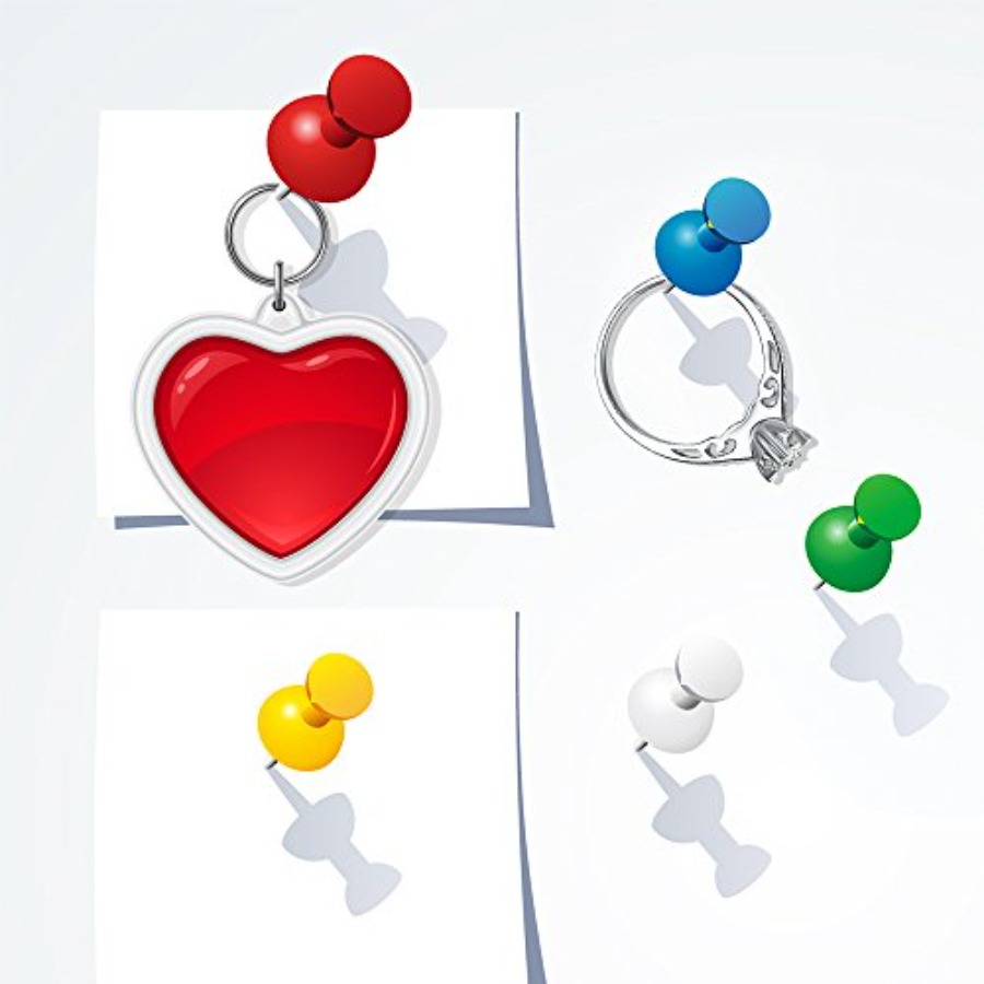 Push Pins Color Thumb Tacks 60 – Head Pin Assorted recenzja i cena