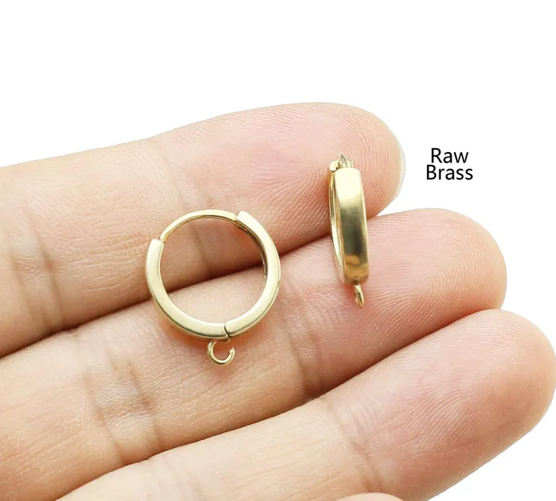 10pcs Brass Ear Hoops, Leverba – Jewelry Making Supplies recenzja i cena
