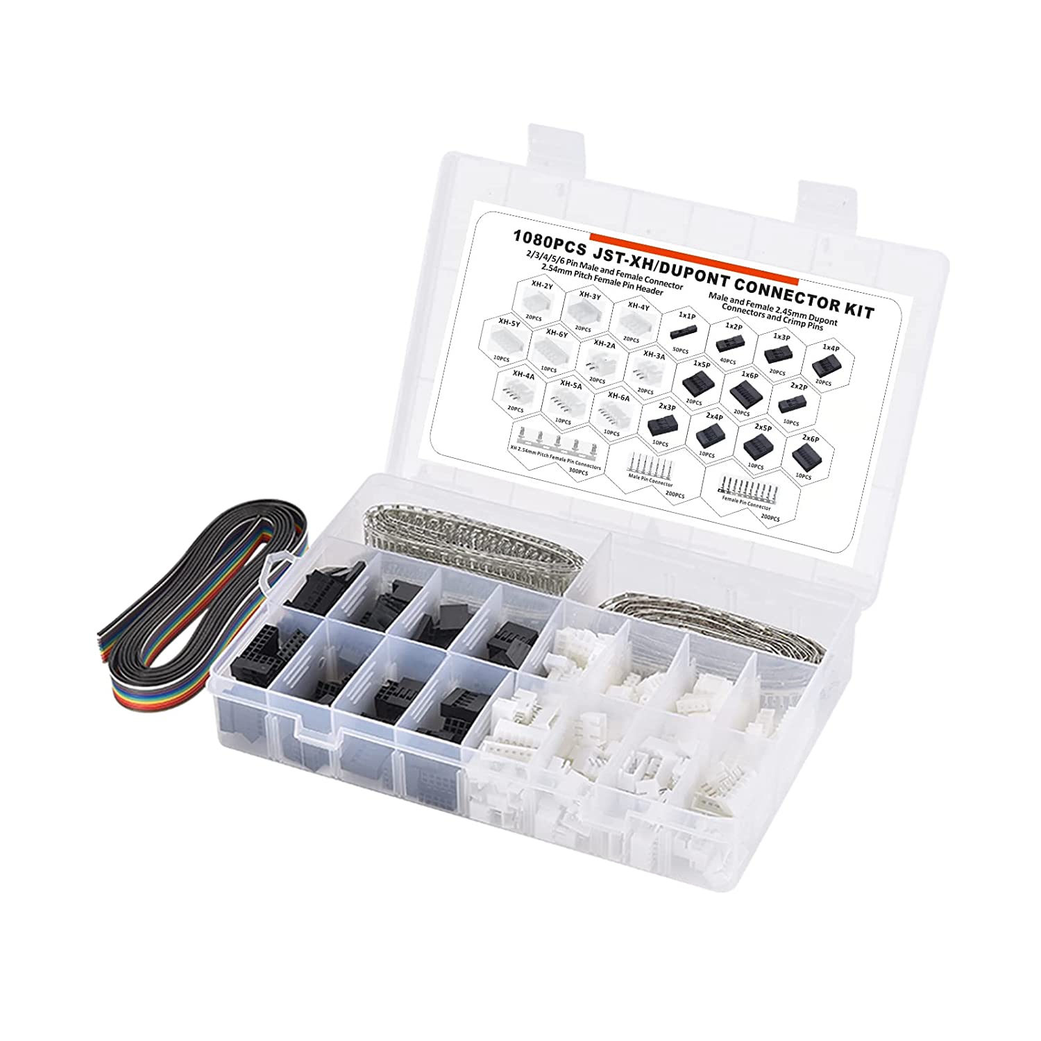 1080PCS Dupont/JST-XH Terminal – Head Pin Assorted recenzja i cena