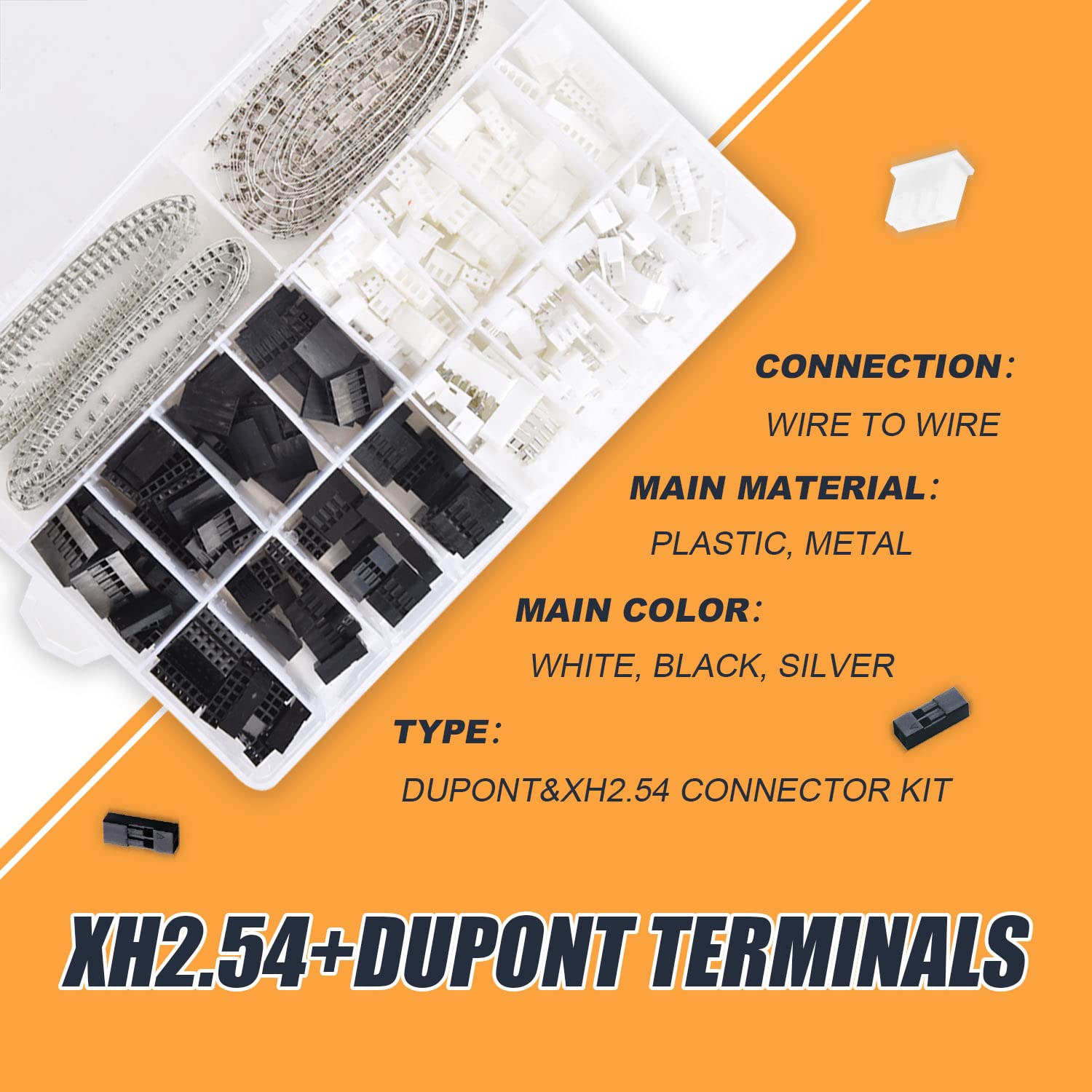 1080PCS Dupont/JST-XH Terminal – Head Pin Assorted recenzja i cena