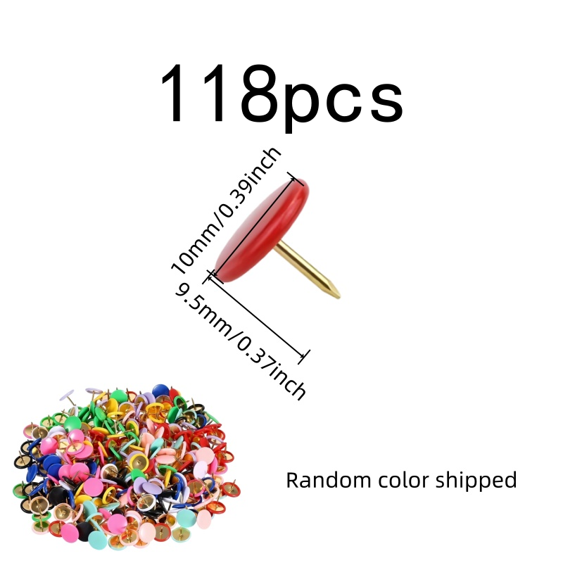 118 pcs Round Head Push Pins,  – Head Pin Assorted recenzja i cena