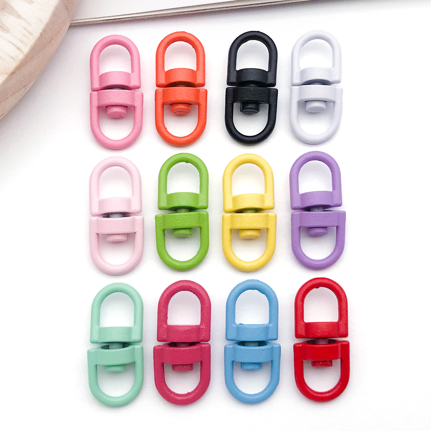 20pcs Metal Rotate Buckle Key  – Jewelry Making A Ring recenzja i cena