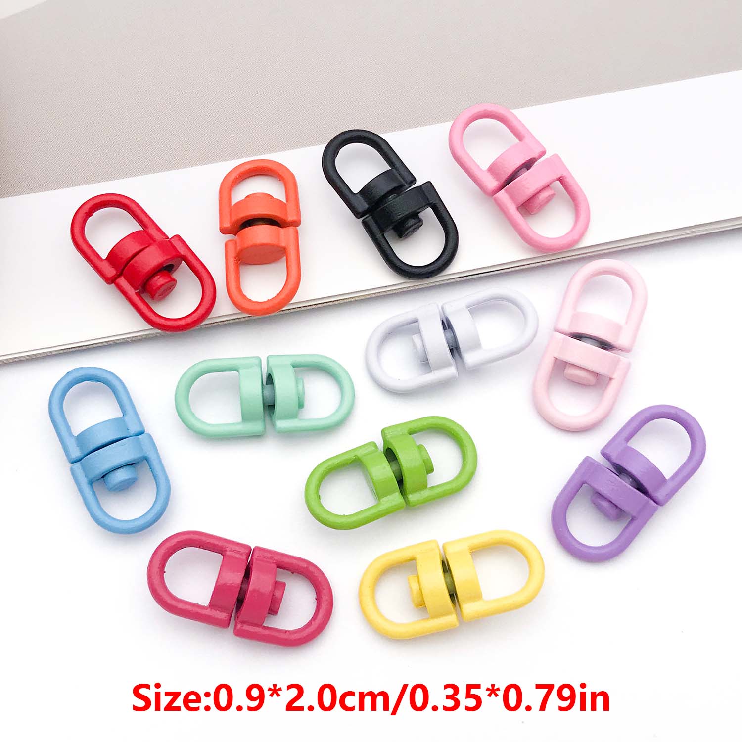 20pcs Metal Rotate Buckle Key  – Jewelry Making A Ring recenzja i cena