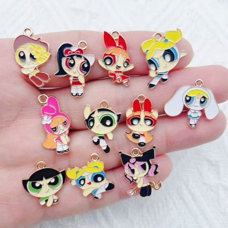 10pcs Alloy Oil-Dripping Carto – Jewelry Making Factory recenzja i cena