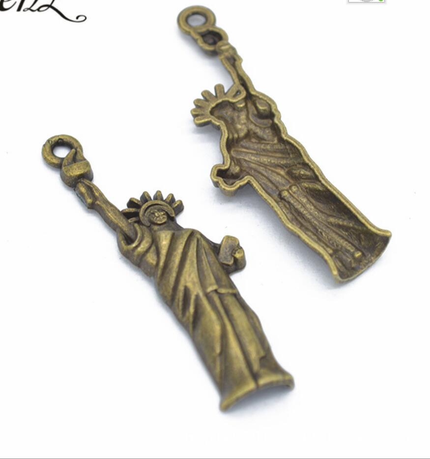 5pcs Charms Statue Of Liberty  – Jewelry Making New York recenzja i cena