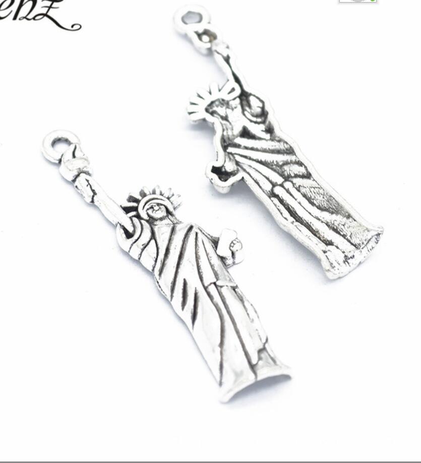 5pcs Charms Statue Of Liberty  – Jewelry Making New York recenzja i cena