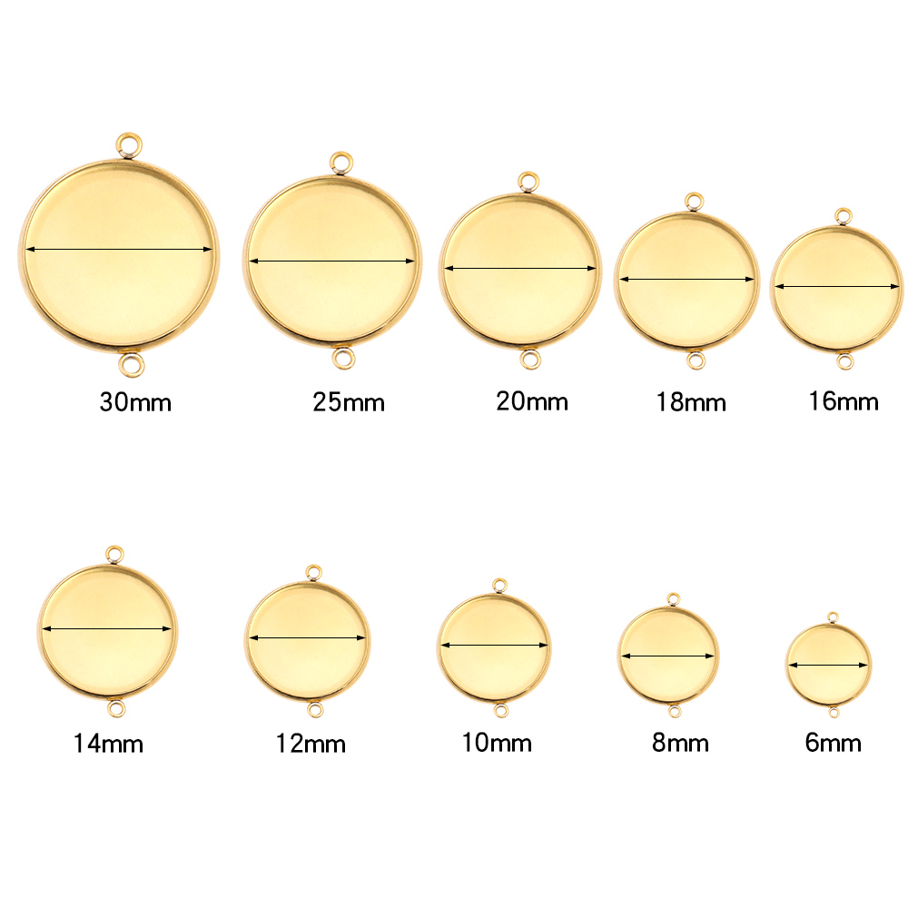 10pcs 6-30mm Round Stainless S – Pendant Blank Bezel recenzja i cena