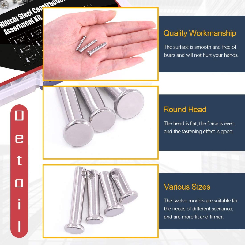 96pcs 304 Stainless Steel Metr – Head Pin Assorted recenzja i cena