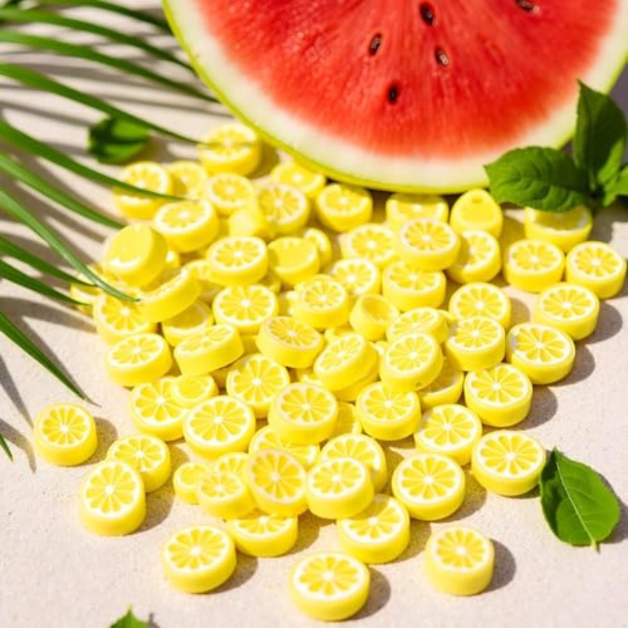 200Pcs Yellow Lemon Polymer Cl – Jewelry Making Supplies recenzja i cena