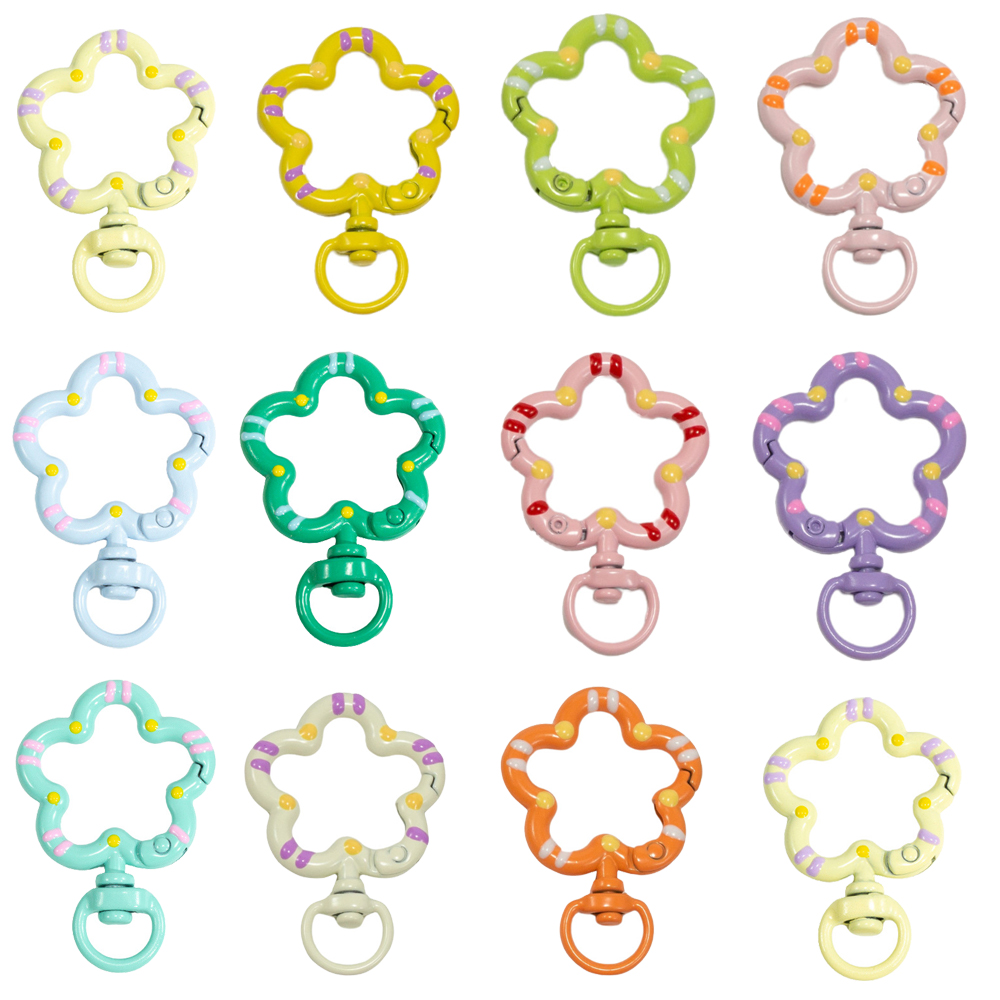5pcs Flower Metal Lobster Claw – Jewelry Making A Ring recenzja i cena