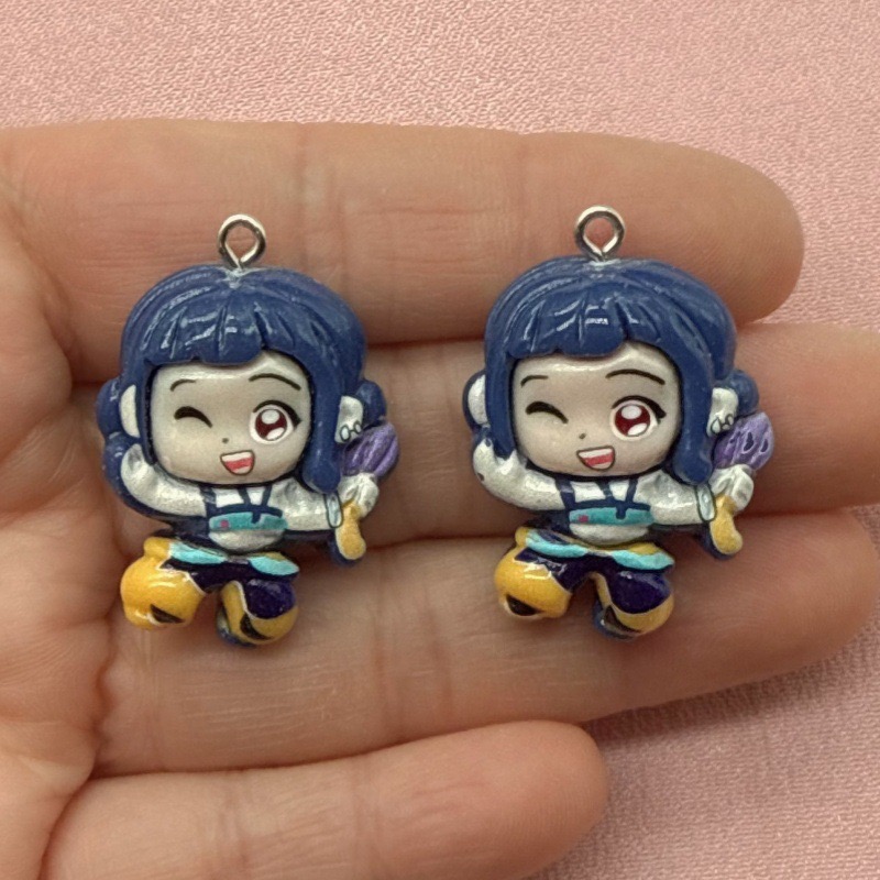 10pcs resin cartoon pendant, D – Jewelry Making Factory recenzja i cena