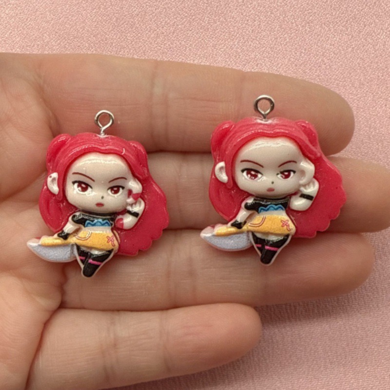 10pcs resin cartoon pendant, D – Jewelry Making Factory recenzja i cena