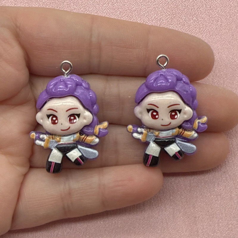 10pcs resin cartoon pendant, D – Jewelry Making Factory recenzja i cena