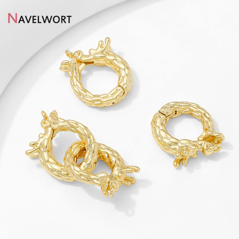 14K Gold Plated Brass Dragon S – Jewelry Making Supplies recenzja i cena
