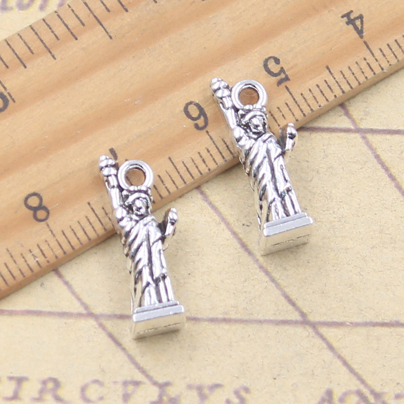 10pcs Charms New York Statue O – Jewelry Making New York recenzja i cena